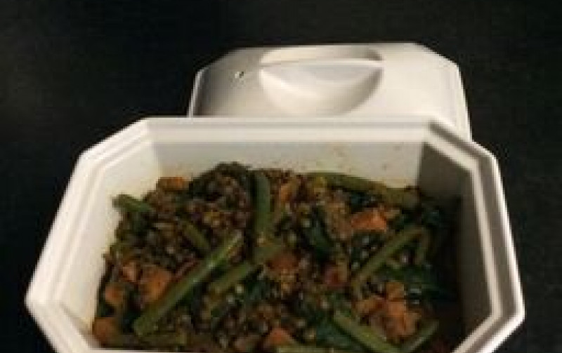 Sweet Potato, Spinach, French Bean and Lentil Dahl Recipe