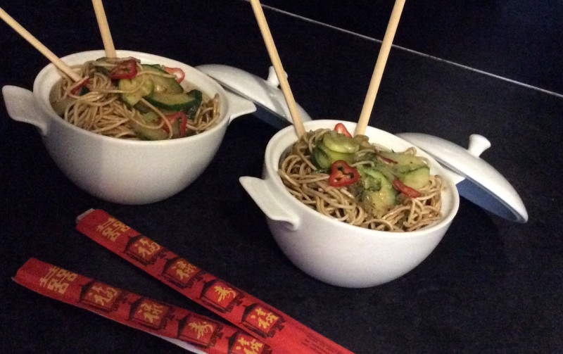 Vegetarian Chilli Noodle Pots Recipe