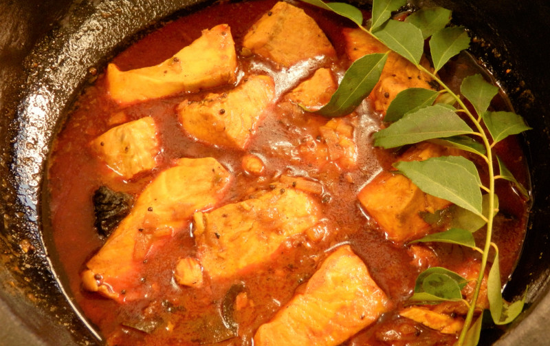 Meen (Fish) Curry  Recipe - Sharmini