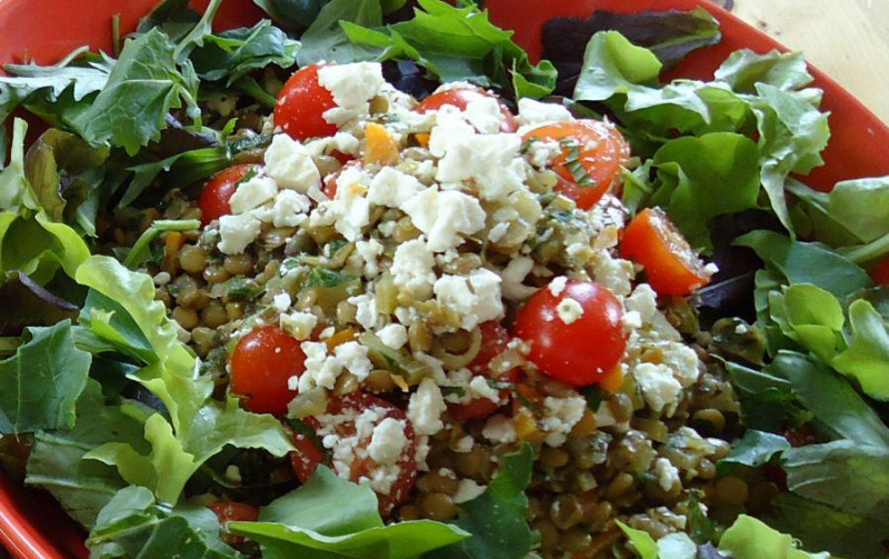 Herby Lentil Salad Recipe