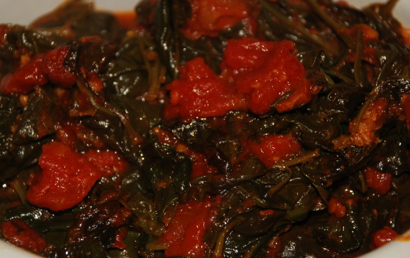 Spinach and tomato Bhaji Recipe